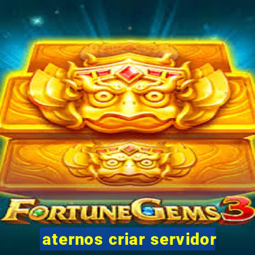 aternos criar servidor